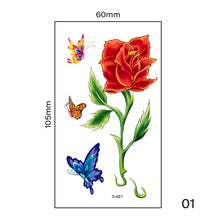 Load image into Gallery viewer, Small Fresh Tattoo Stickers Multicolor Harajuku Style Waterproof Temporary Body Art Tattoo Stickers for Women Men