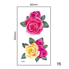 Load image into Gallery viewer, Small Fresh Tattoo Stickers Multicolor Harajuku Style Waterproof Temporary Body Art Tattoo Stickers for Women Men