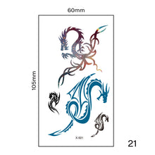 Load image into Gallery viewer, Small Fresh Tattoo Stickers Multicolor Harajuku Style Waterproof Temporary Body Art Tattoo Stickers for Women Men