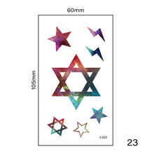 Load image into Gallery viewer, Small Fresh Tattoo Stickers Multicolor Harajuku Style Waterproof Temporary Body Art Tattoo Stickers for Women Men