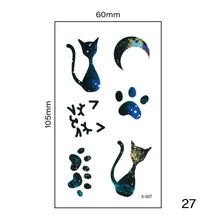 Load image into Gallery viewer, Small Fresh Tattoo Stickers Multicolor Harajuku Style Waterproof Temporary Body Art Tattoo Stickers for Women Men