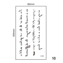 Load image into Gallery viewer, Small Fresh Tattoo Stickers Multicolor Harajuku Style Waterproof Long Lasting Tattoo Stickers for Women Men