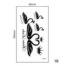 Load image into Gallery viewer, Small Fresh Tattoo Stickers Multicolor Harajuku Style Waterproof Long Lasting Tattoo Stickers for Women Men