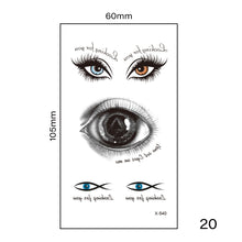 Load image into Gallery viewer, Small Fresh Tattoo Stickers Multicolor Harajuku Style Waterproof Long Lasting Tattoo Stickers for Women Men