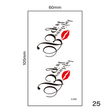 Load image into Gallery viewer, Small Fresh Tattoo Stickers Multicolor Harajuku Style Waterproof Long Lasting Tattoo Stickers for Women Men