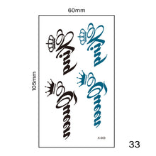 Load image into Gallery viewer, Small Fresh Tattoo Stickers Multicolor Harajuku Style Waterproof Long Lasting Tattoo Stickers for Women Men