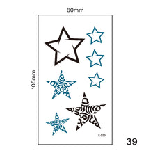 Load image into Gallery viewer, Small Fresh Tattoo Stickers Multicolor Harajuku Style Waterproof Long Lasting Tattoo Stickers for Women Men