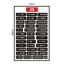Load image into Gallery viewer, Hollow Adhesive Simple Small Pattern Tattoo Inkjet Template Temporary Body Art Tattoo Template for Women Men