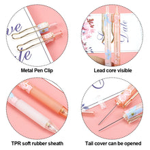 Load image into Gallery viewer, 0.5mm Lovely Cherry Blossoms Automatic Pencil Kawaii Plastic Mechanical Pencils for Kids Gifts Student Supplies Stationery
