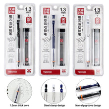 Load image into Gallery viewer, 1.3mm Classic Machanical Pencil with Lead Set Plastic Automatic Pencil Writing Drawing Tools Stationery School Office Supplies