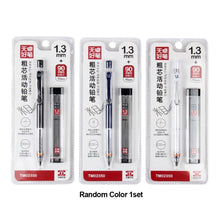 Load image into Gallery viewer, 1.3mm Classic Machanical Pencil with Lead Set Plastic Automatic Pencil Writing Drawing Tools Stationery School Office Supplies