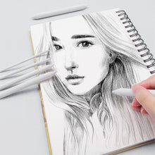 Load image into Gallery viewer, 3/6pcs Tortillon Blending Smudge Stump Stick Sketch Art White Drawing Charcoal Sketcking Tool Art Supplies