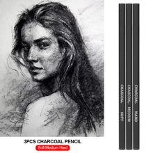 Load image into Gallery viewer, 32pcs/set Drawing Painting Sketch Kit with Pencil Kneaded Erasers Sharpener Tortillon Bag Art Students Beginners Supplies