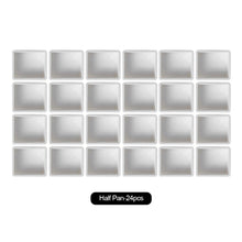 Load image into Gallery viewer, 14pcs/24pcs/6pcs Full/Half Empty Pan for Watercolor Paint Grid Pans Acrylic Oil Paints Paint Box Art Drawing Supplies