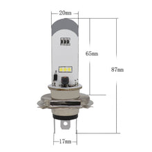 Load image into Gallery viewer, 1Pc H4 LED Motorcycle Headlight Bulbs 6SMD LED Light Motor Scooter ATV or Moto Accessories Lamp