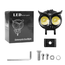 Load image into Gallery viewer, LED Motorcycle Headlight Auxiliary Light Dual Color Off Road Spotlight High/Low Beam Fog Light for Motorbike ATV DC12-85V