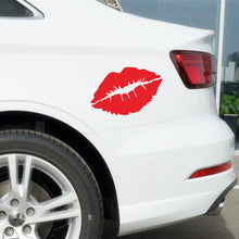 Load image into Gallery viewer, 1Pc Red Lip Kiss Stickers Car Styling For Auto Car Bumper Window Vinyl Decal Sticker Decals DIY Decor