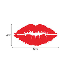 Load image into Gallery viewer, 1Pc Red Lip Kiss Stickers Car Styling For Auto Car Bumper Window Vinyl Decal Sticker Decals DIY Decor