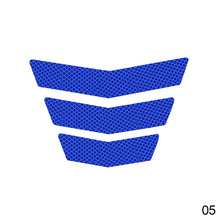 Load image into Gallery viewer, 3Pcs Motorcycle Stickers Reflective Warning Trapezoidal Arrow Tail Fender Racing Bumper Decal