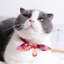 Load image into Gallery viewer, Adjustable Cat Collar with Bell Necklace Cute Pet Cat Dog Pendant Safety Collar Four Seasons General Pets Supplies