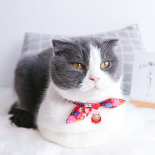 Load image into Gallery viewer, Adjustable Cat Collar with Bell Necklace Cute Pet Cat Dog Pendant Safety Collar Four Seasons General Pets Supplies