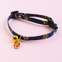 Load image into Gallery viewer, Japanese Style Adjustable Cat Collar with Bell Necklace Cute Pet Cat Dog Pendant Safety Collar Four Seasons General Pets Supplies