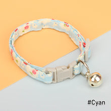 Load image into Gallery viewer, Flower Pet Collar Adjustable Cherry Printed Cat Collar Necklace Cute Pet Cat Dog Pendant Safety Collar Four Seasons General Pets Supplies