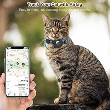 Load image into Gallery viewer, Adjustable Pet Collar Airtag Collar Anti-lost Reflective Nylon Cat Collar With Airtag Case Puppy Necklace Collar with Bell