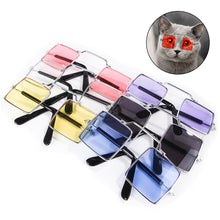 Load image into Gallery viewer, 1PC Lovely Pet Cat Glasses Eye-wear Sunglasses Cat Sun Glasses Funny Pet Dress Up For Little Dog Cat Pet Photos Props Accessories