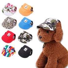 Load image into Gallery viewer, Cute Pet Dog Cat Puppy Hat Baseball Visor Hat Puppy Grooming Dress Up Hat Peaked Cap Sunbonnet Outdoor Topee