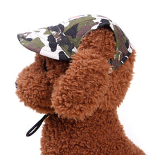 Load image into Gallery viewer, Cute Pet Dog Cat Puppy Hat Baseball Visor Hat Puppy Grooming Dress Up Hat Peaked Cap Sunbonnet Outdoor Topee