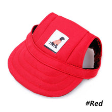 Load image into Gallery viewer, Cute Pet Dog Cat Puppy Hat Baseball Visor Hat Puppy Grooming Dress Up Hat Peaked Cap Sunbonnet Outdoor Topee