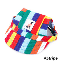 Load image into Gallery viewer, Cute Pet Dog Cat Puppy Hat Baseball Visor Hat Puppy Grooming Dress Up Hat Peaked Cap Sunbonnet Outdoor Topee