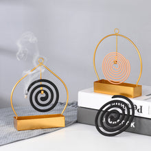 Load image into Gallery viewer, Nordic Bird Cage Mosquito Coil Holder Iron Retro Mosquito Coil Frame Insect Repellent Incense Rack Sandalwood Repellent Home Decoraction