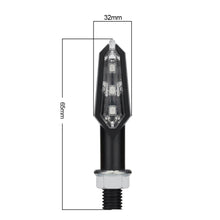 Load image into Gallery viewer, 2Pcs Universal 9LED Motorcycle Turn Signal Indicator Light Blinker Double Sides Color Amber/Red/White
