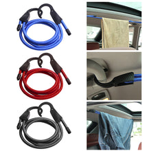 Load image into Gallery viewer, 1.5Meter Adjustable Elastic Strap Tension Belt Clothesline Hook Cargo Luggage Lashing Buckle Rope For Car Motorcycle Travel