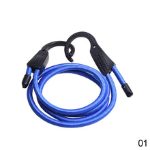 Load image into Gallery viewer, 1.5Meter Adjustable Elastic Strap Tension Belt Clothesline Hook Cargo Luggage Lashing Buckle Rope For Car Motorcycle Travel