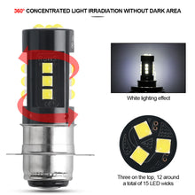 Load image into Gallery viewer, LED Motorcycle Headlight White High Low Beam Headlight Lamp Bulbs 12V Fog Light H4 BA20D P15D-H6 For Moto Scooter Tricycle