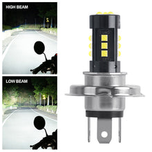 Load image into Gallery viewer, LED Motorcycle Headlight White High Low Beam Headlight Lamp Bulbs 12V Fog Light H4 BA20D P15D-H6 For Moto Scooter Tricycle