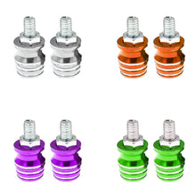 Load image into Gallery viewer, 2Pcs 5mm Aluminum Motorcycle Stand Screws Swingarm Spools Slider Stand Screw Swingarm Accessory