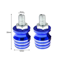 Load image into Gallery viewer, 2Pcs 5mm Aluminum Motorcycle Stand Screws Swingarm Spools Slider Stand Screw Swingarm Accessory