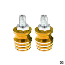 Load image into Gallery viewer, 2Pcs 5mm Aluminum Motorcycle Stand Screws Swingarm Spools Slider Stand Screw Swingarm Accessory