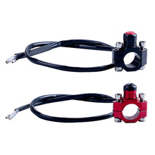 Load image into Gallery viewer, Universal 7/8" CNC Aluminum Motorcycle Stop Start Kill Switch Button Electric Power Bar Clamps