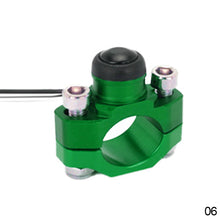 Load image into Gallery viewer, Universal 7/8" CNC Aluminum Motorcycle Stop Start Kill Switch Button Electric Power Bar Clamps
