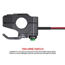 Load image into Gallery viewer, 7/8" 22mm Motorcycle Switch Electric Bike Scooter ATV Quad ON/OFF Light Start Button Handlebars Motorbike with Hook