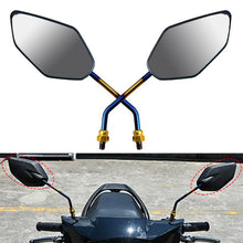Load image into Gallery viewer, 2Pcs Universal 10mm Carbon Fiber Motorcycle Motorbike Rearview Rear View Side Mirror For Mavericks