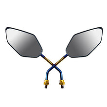 Load image into Gallery viewer, 2Pcs Universal 10mm Carbon Fiber Motorcycle Motorbike Rearview Rear View Side Mirror For Mavericks