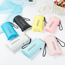 Load image into Gallery viewer, Mini Phone Size Pocket Umbrella Anti UV Portable Folding Umbrella Parasol Ultralight Foldable Candy Color Traveling Rain Gear