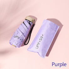 Load image into Gallery viewer, Mini Phone Size Pocket Umbrella Anti UV Portable Folding Umbrella Parasol Ultralight Foldable Candy Color Traveling Rain Gear
