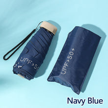 Load image into Gallery viewer, Mini Phone Size Pocket Umbrella Anti UV Portable Folding Umbrella Parasol Ultralight Foldable Candy Color Traveling Rain Gear